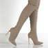 Women's High-heel Knit Over-the-knee Boots